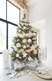FEERIC LIGHTS & CHRISTMAS Décoration de Noël Maman et ours blanc - H 30cm -  Cdiscount Maison